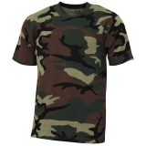 Kinder T-Shirt "Basic" woodland 140-145 g/m²