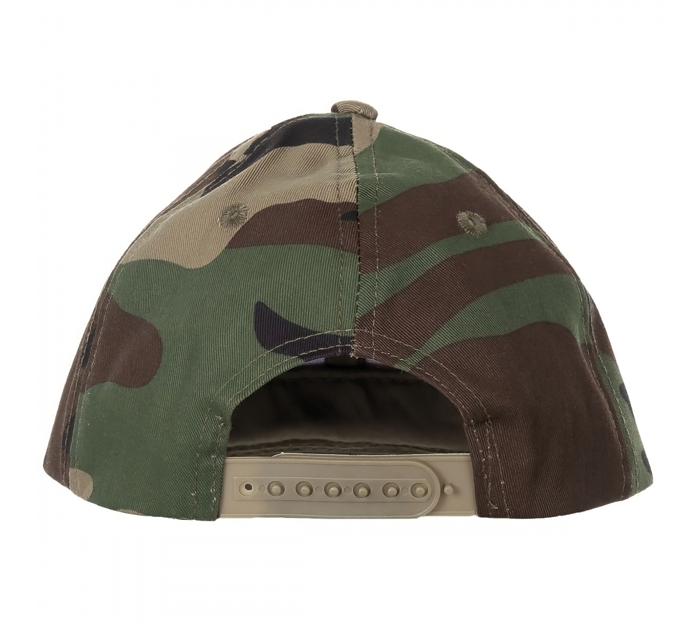 Kinder BB Cap mit Schild größenverstellbar woodland