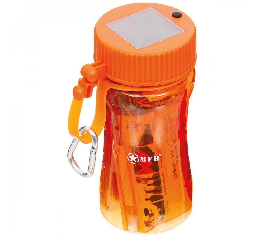 Survival Kit "Extreme" 34-part orange-transparent