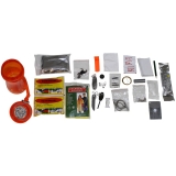 Survival Kit "Extreme" 34-part orange-transparent