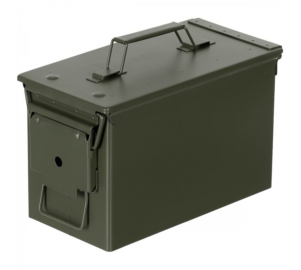 US Munitionskiste Cal. 50 mm M2A1 Metall oliv