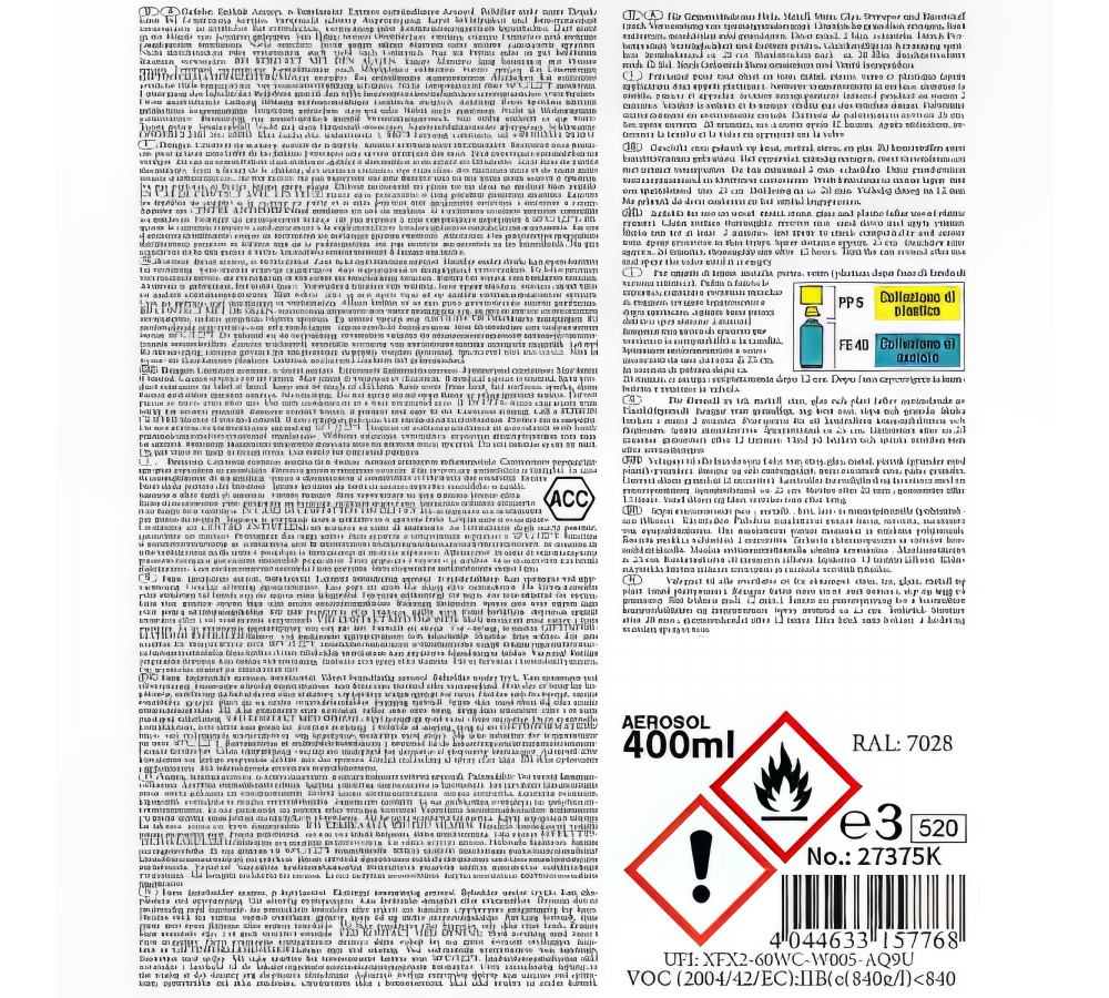 Army Farbspray WH DUNKELGELB matt 400 ml