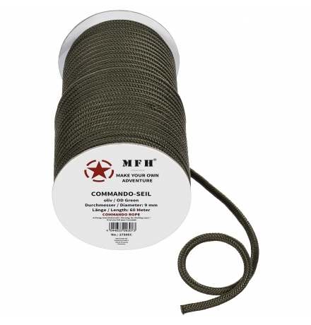 Seil oliv 9 mm 60 Meter