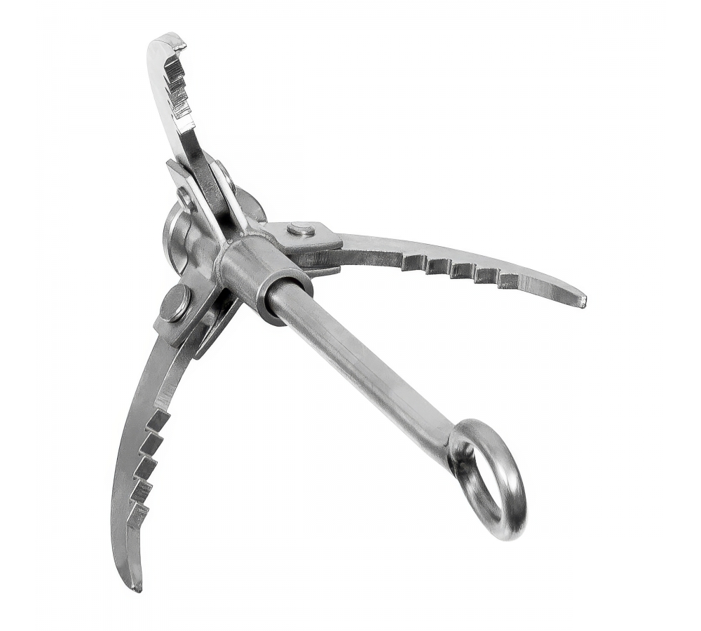Wurfanker Metall klappbar mit Seil