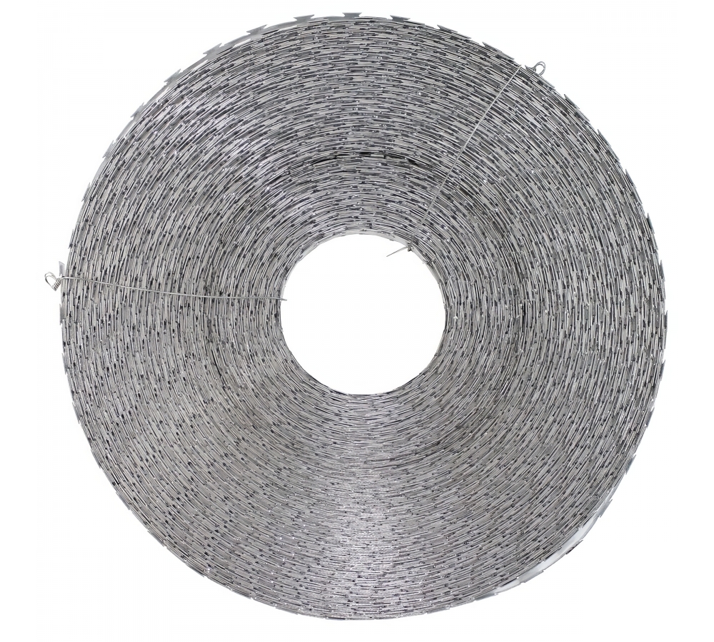 Band-Stacheldraht Metall verzinkt 120 m Durchm. 30 cm