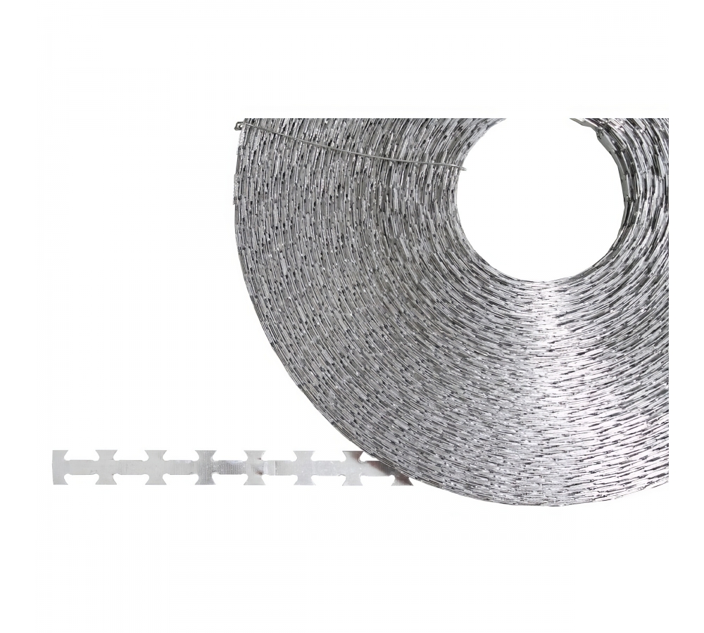 Band-Stacheldraht Metall verzinkt 120 m Durchm. 30 cm