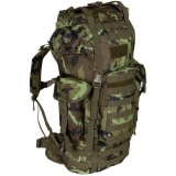BW Savaş Sırt Çantası MOLLE 65 l alüminyum çubuk M95 CZ kamuflaj