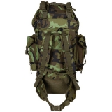 BW Savaş Sırt Çantası MOLLE 65 l alüminyum çubuk M95 CZ kamuflaj