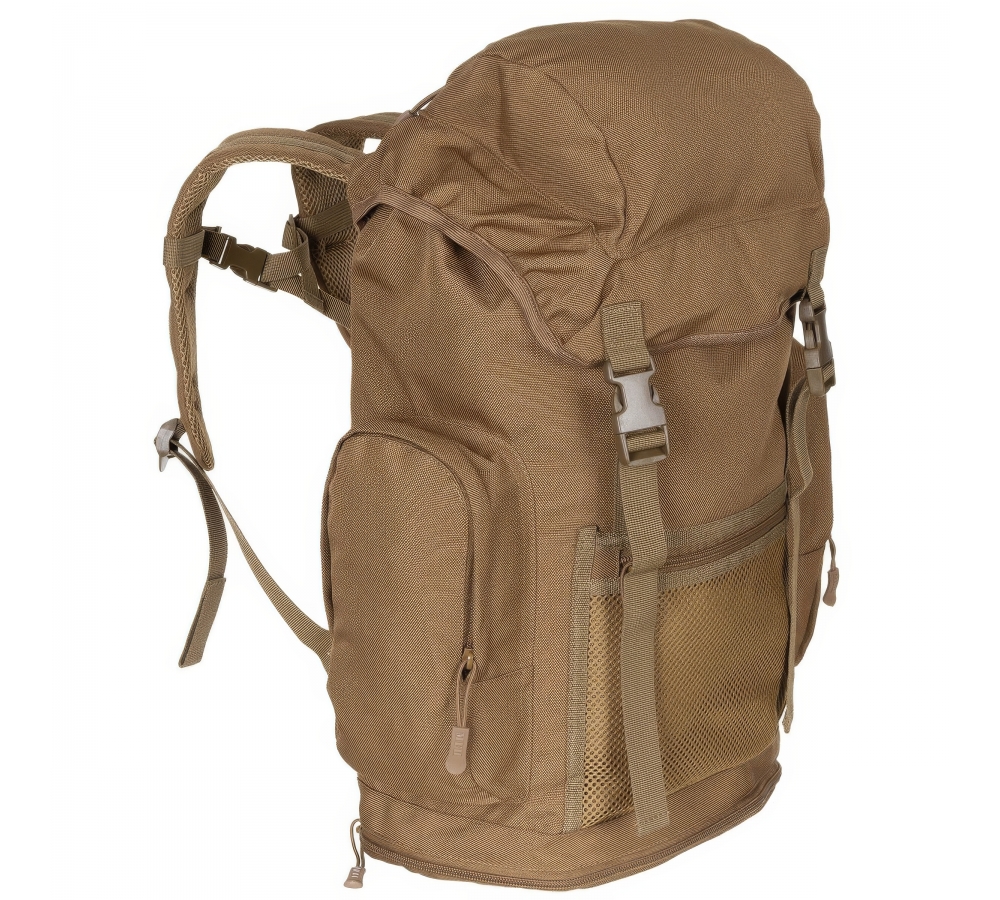 Brit Askeri Tarzı Sırt Çantası, 30L, Coyote Tan – Outdoor ve Günlük Kullanım İçin