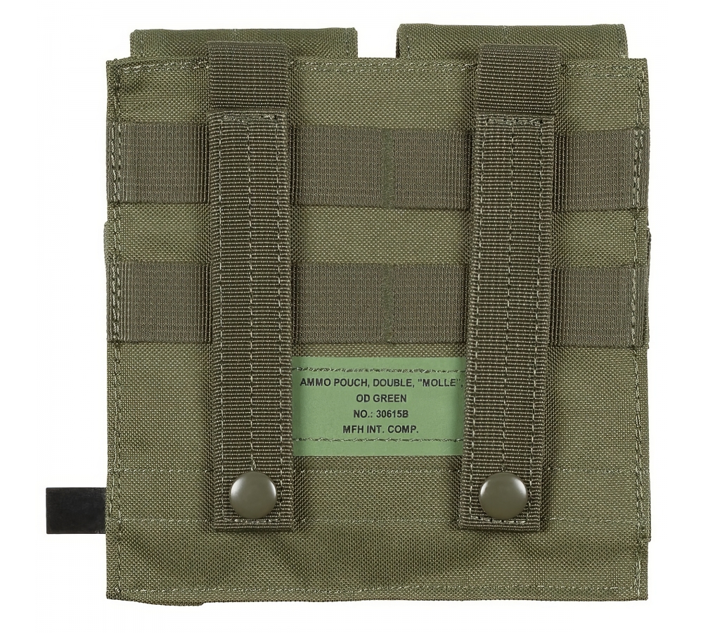 Magazine Pouch double "MOLLE" OD green