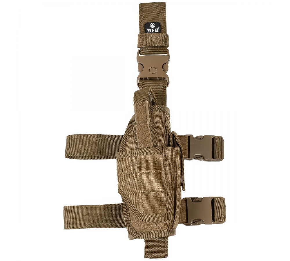 Pistolenbeinholster coyote verstellbar rechts