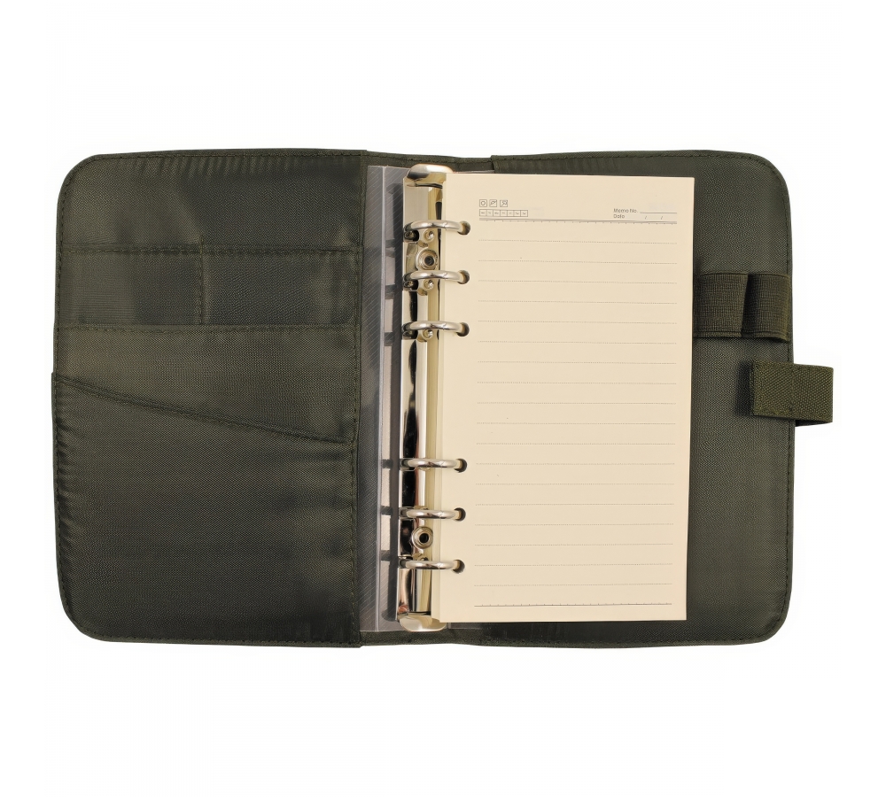 Diář "A6", suchý zip, olivový, MFH