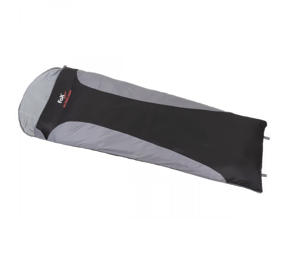 Schlafsack "Ultralight" schwarz-grau