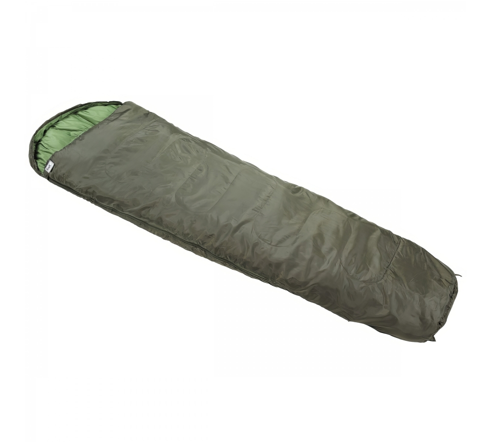 Mumienschlafsack oliv 2-lagige Füllung