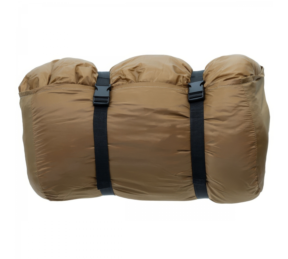 Israel. Pilotenschlafsack coyote tan 2-lagige Füllung