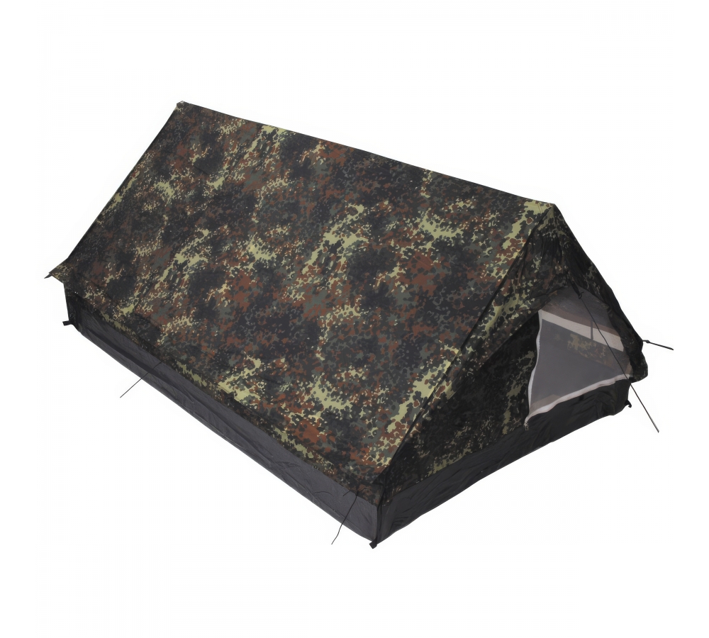 Zelt "Minipack" 2 Personen flecktarn