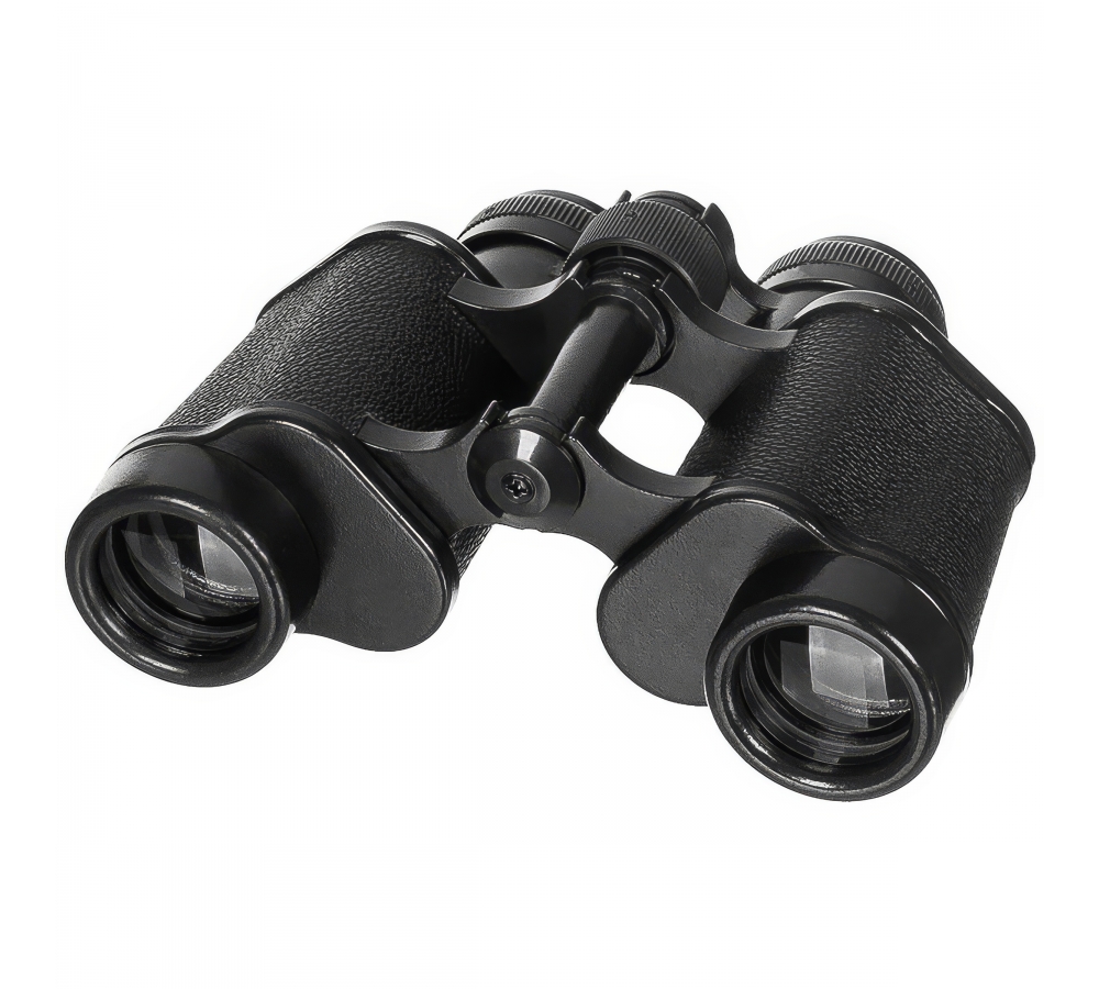 Fernglas 8 x 30 schwarz mit Lederbehälter