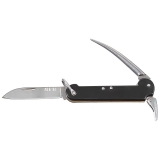 Messer "Marine", Bordmesser mit Marlspieker, schwarz, BW