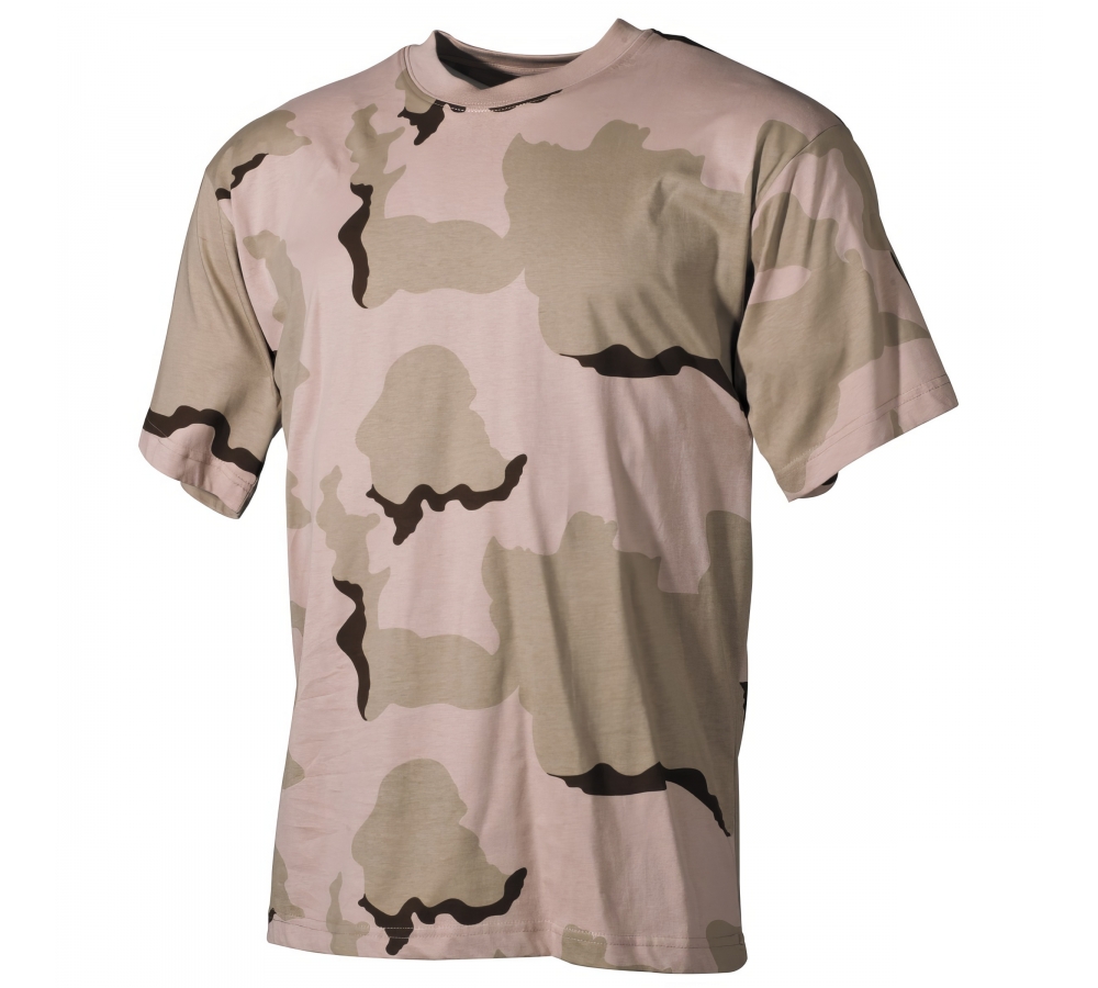 Camiseta de EE. UU. de manga corta 3 colores desierto 170 g/m²