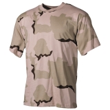 Camiseta de EE. UU. de manga corta 3 colores desierto 170 g/m²