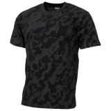 US T-Shirt "Streetstyle" night-camo 140-145 g/m²