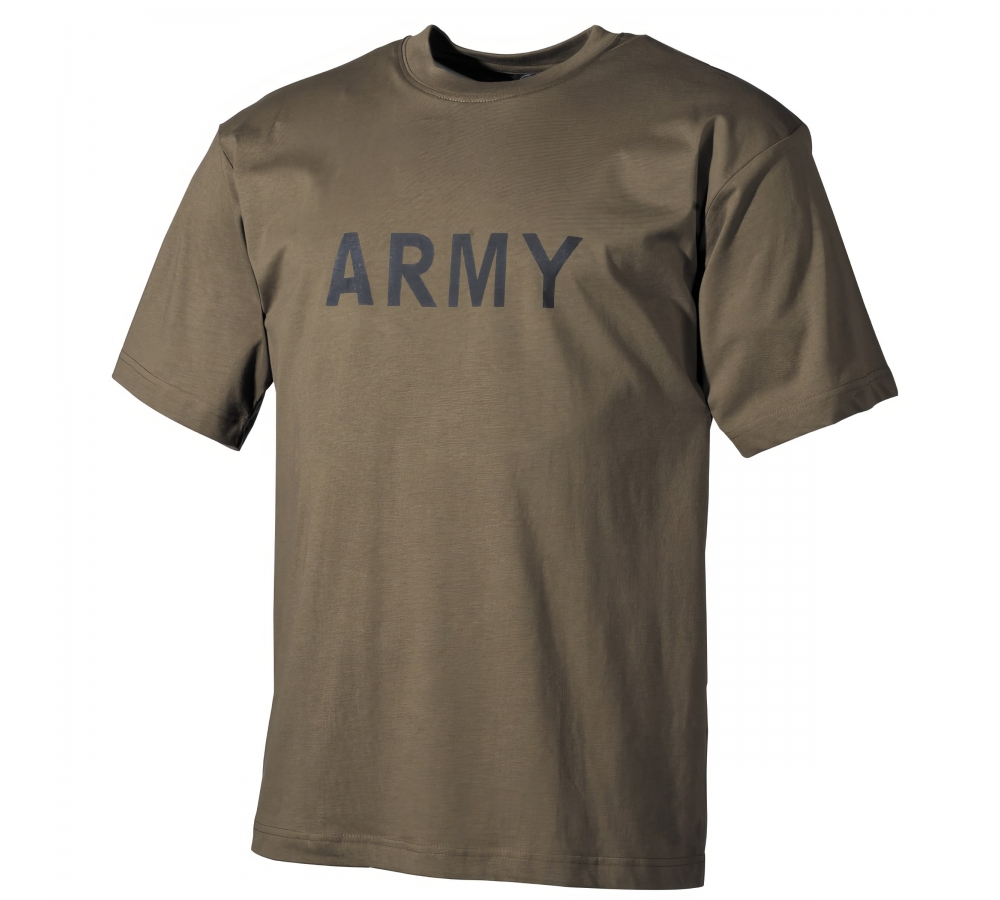 T-Shirt printed "Army" OD green