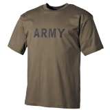 T-Shirt printed "Army" OD green