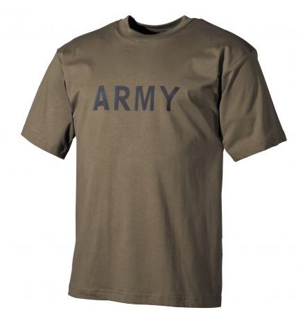 T-Shirt printed "Army" OD green