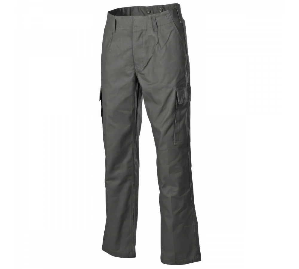 Pantalon Moleskin BW, vert olive – conforme aux spécifications d’origine de la Bundeswehr