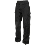 Pantalon en moleskine noir délavé