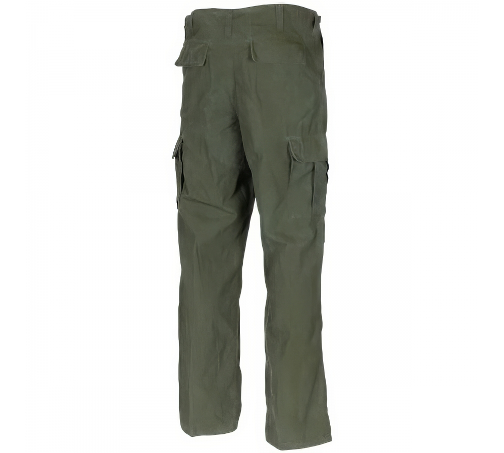 US Kampfhose BDU Rip Stop oliv-stonewashed