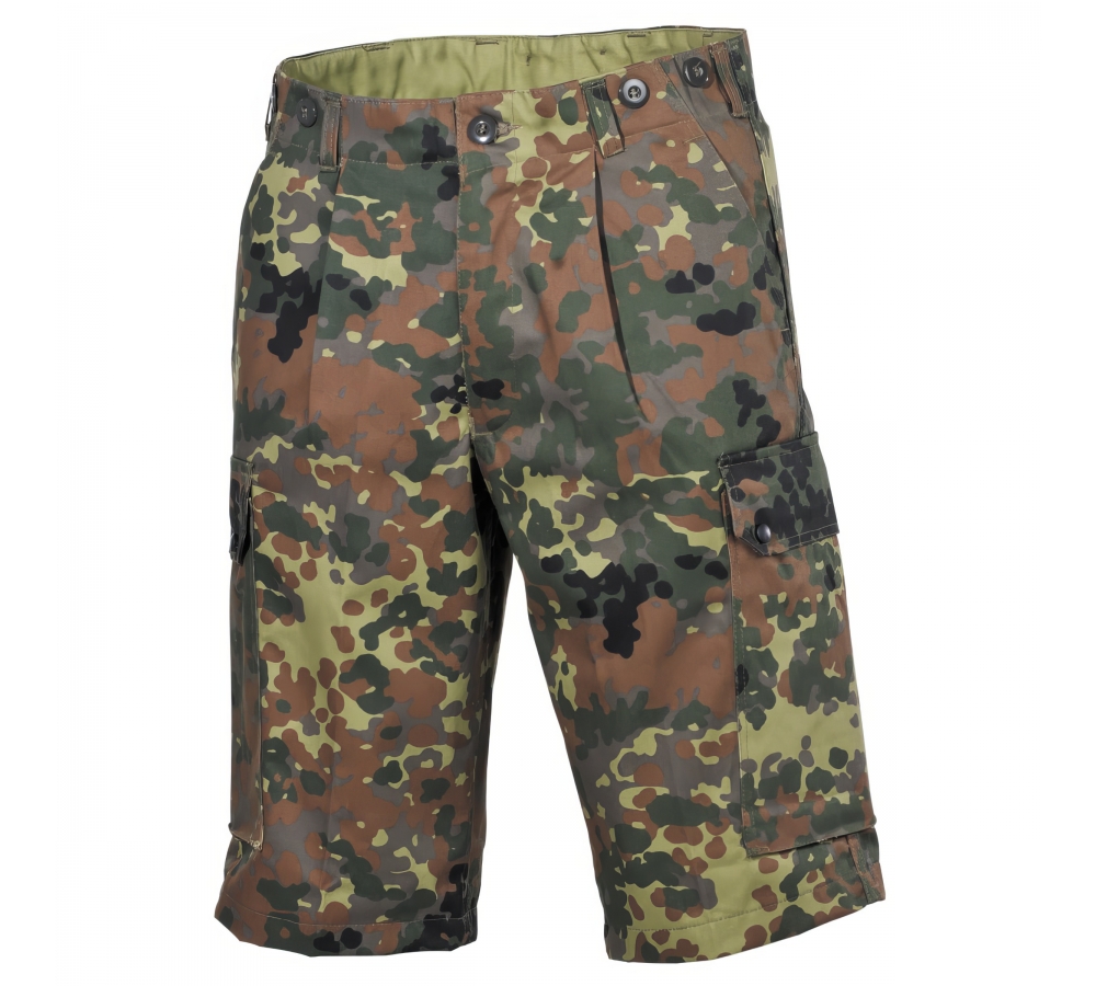 Bermuda BW, Flecktarn, avec poches, MFH