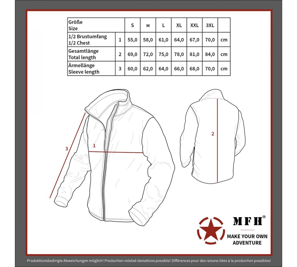 Veste en polaire Heavy-Strike noire