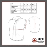 MFH US Steppweste „Ranger“, oliv – gefütterte Outdoor-Weste mit Taschen, für Jagd, Angeln & Freizeit