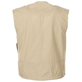Outdoor-Weste, khaki – vielseitige Microfaser-Weste für Alltag & Natur