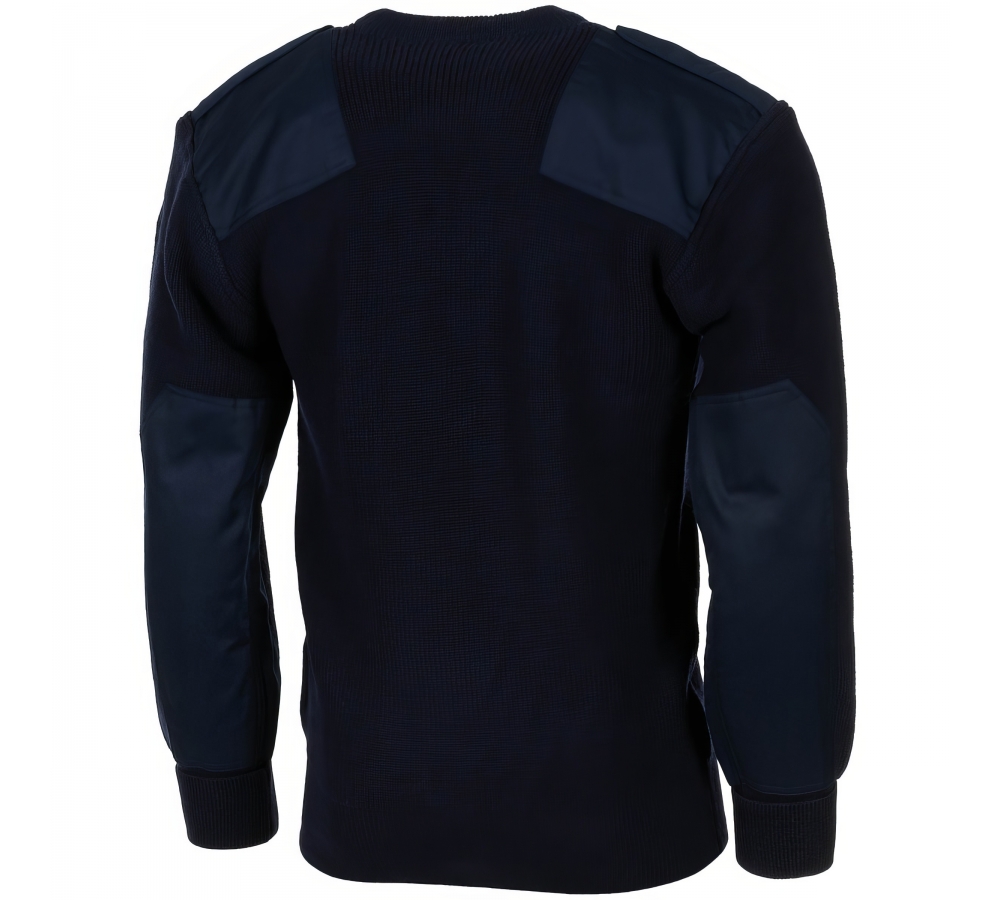 BW Pullover mit Brusttasche blau