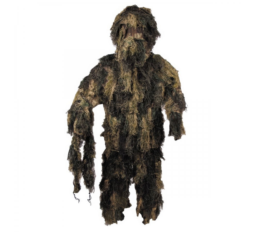 Tarnanzug "Ghillie" 4-teilig woodland