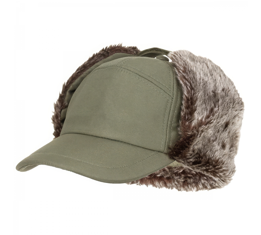 Winter Cap "Trapper" oliv