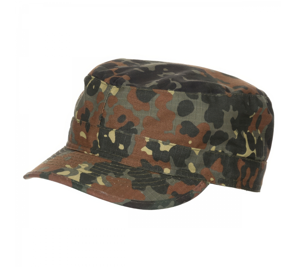 US BDU Feldmütze, Flecktarn, Ripstop, MFH