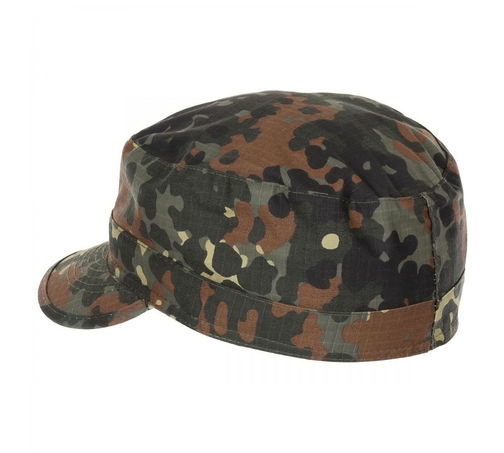 US BDU Feldmütze, Flecktarn, Ripstop, MFH