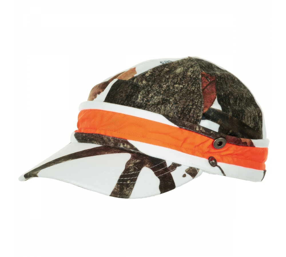 Cap hunter-snow orange Leuchtstreifen