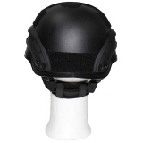 US Helm "MICH 2002" Rails schwarz ABS-Kunststoff