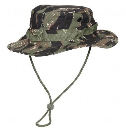 US GI Buschhut Kinnband GI Boonie Rip Stop tiger stripe