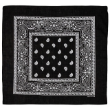 Bandana schwarz-weiß ca. 55 x 55 cm Baumwolle