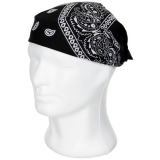 Bandana schwarz-weiß ca. 55 x 55 cm Baumwolle