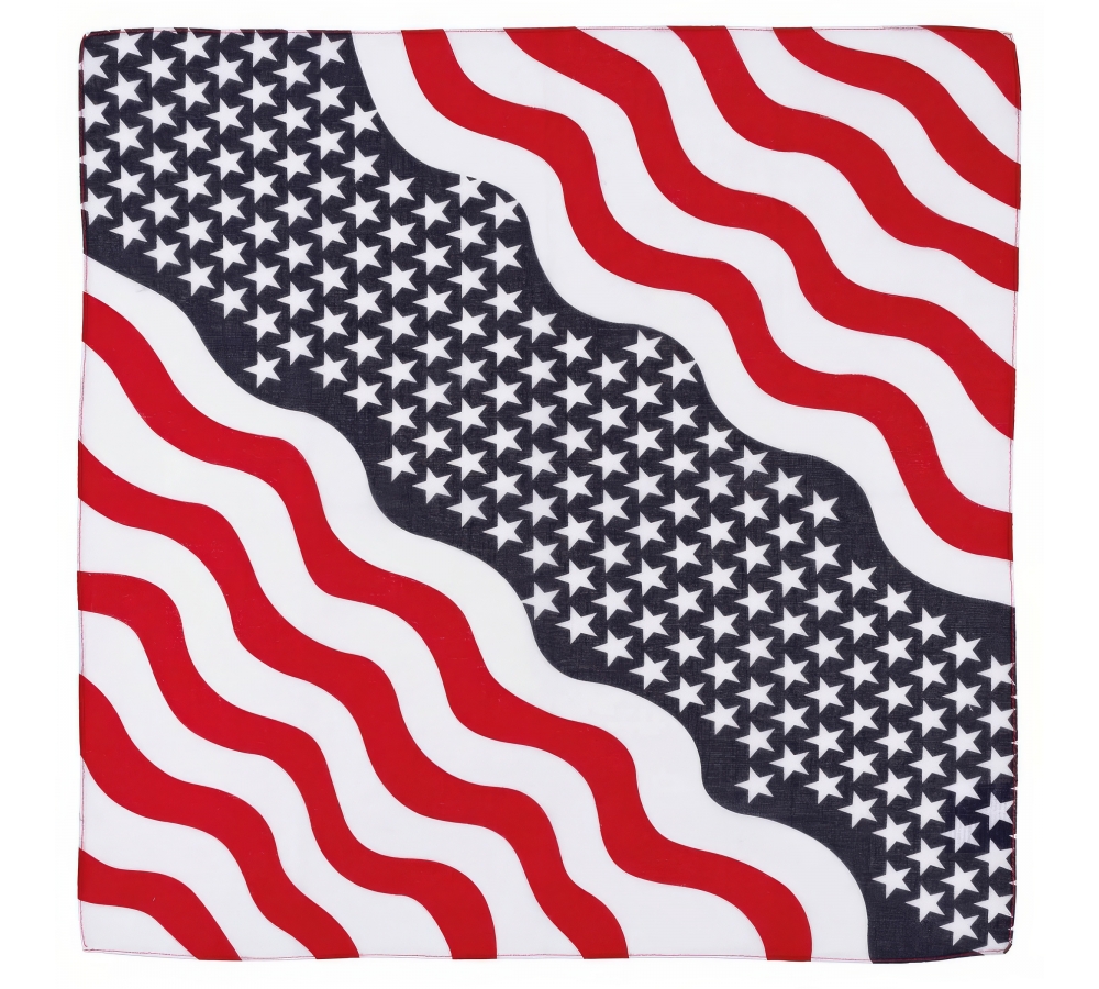 Bandana Stars und Stripes ca. 55 x 55 cm Baumwolle