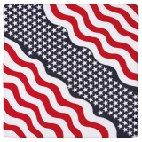 Bandana Stars und Stripes ca. 55 x 55 cm Baumwolle