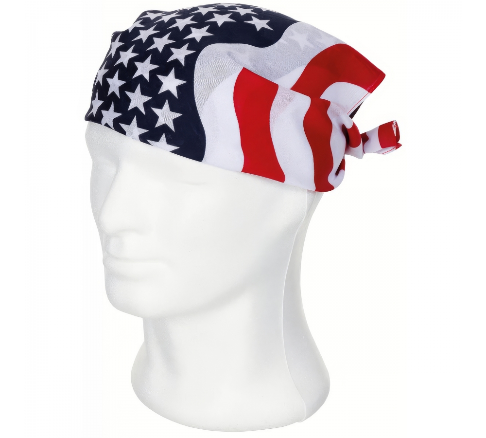 Bandana Stars und Stripes ca. 55 x 55 cm Baumwolle