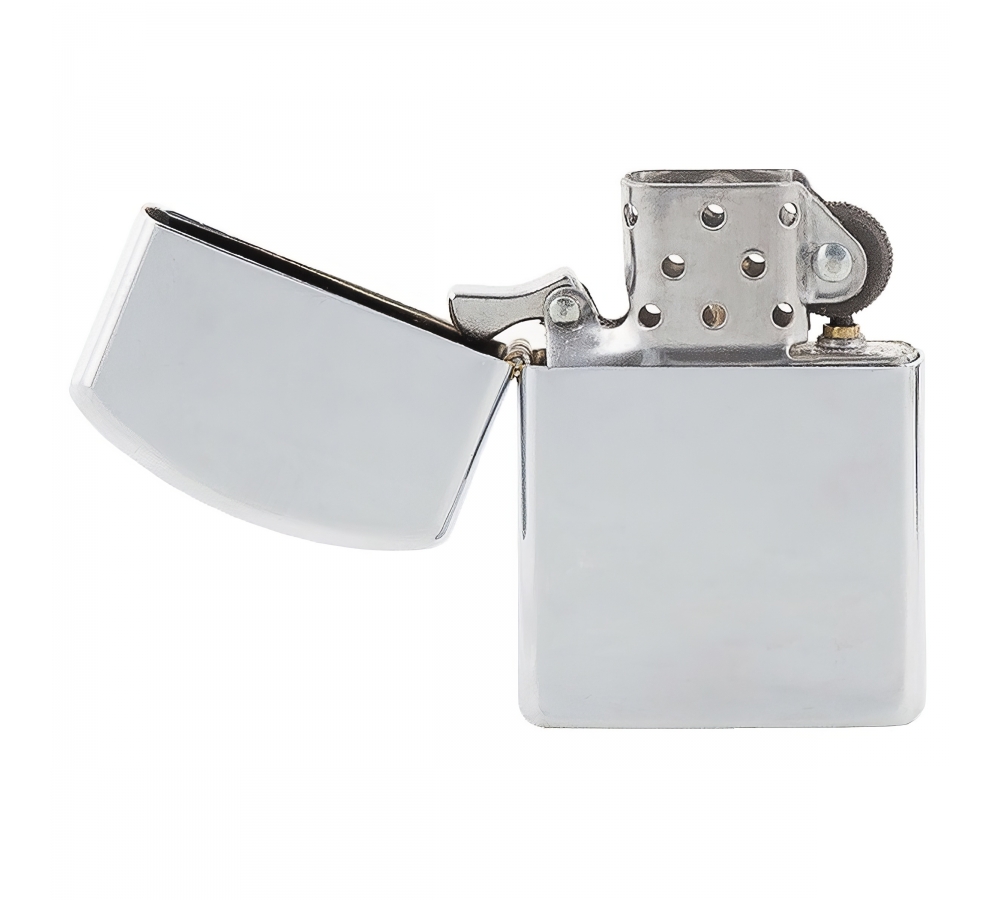 Windproof Lighter chrome polished unfilled