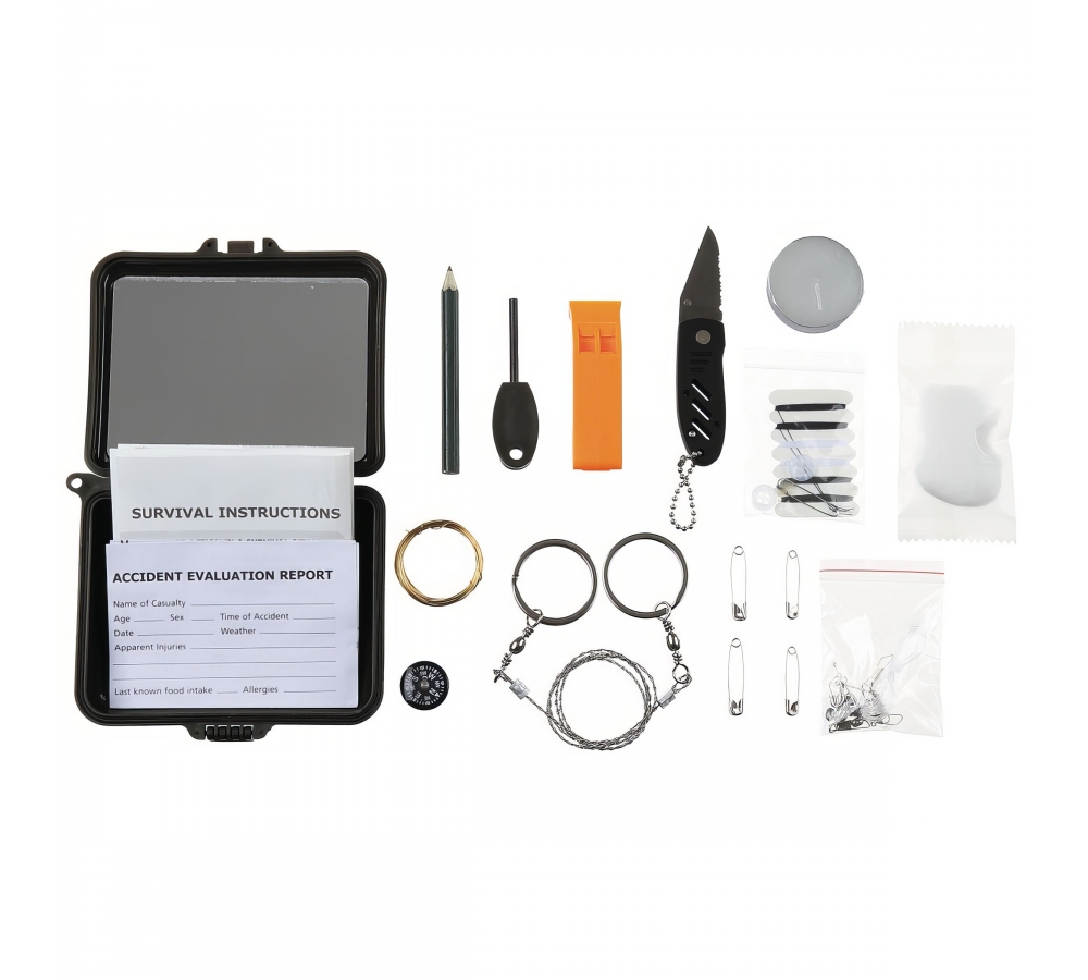Combat Survival Kit 36-part OD green